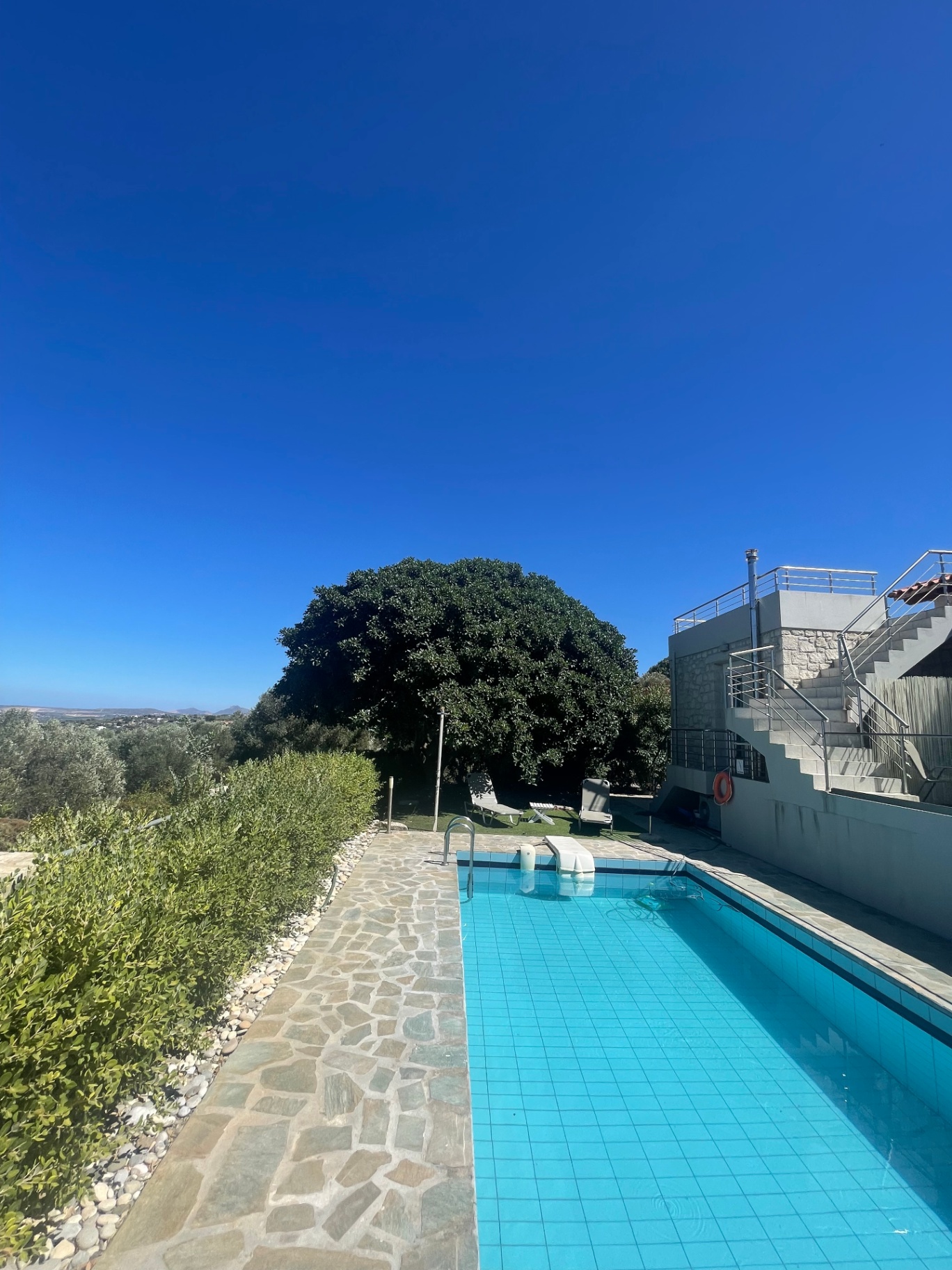 Pool view towards the sea